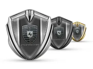 Porsche Badge Auto Custom Durevole Premium
